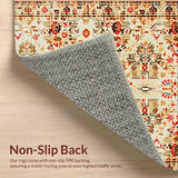 Distressed Light Brown Tribal(Beige)