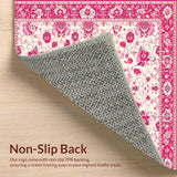 Vibrant Retro Floral Elements(White)