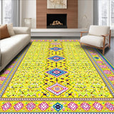 Vibrant Playful Geometric Mosaic(Yellow)