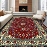 Chic Minimalist Ogee Style Contrast(Red)