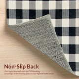 Modern Geometric Patio Non Slip(Black)