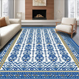 Modern Nautical Patterned Mat(Blue)
