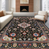 Luxurious Black Floral Emblem(Black)