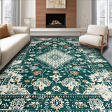 Modern Symmetrical Floral Accents(Green)
