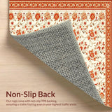 Terracotta Bloom Red Floral(Ivory)
