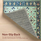 Vintage Floral Medallion Delight(Blue)