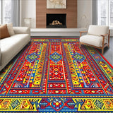 Energetic Multicolor Diamond Motif(Red)