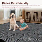 Luxurious Zebra Geometric Texture(Black)
