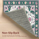 Whimsical Vintage Floral Motif(White)
