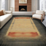 Stylish Distressed Cow Print(Beige)