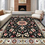 Elegant Monochrome Floral Motif(Black)