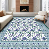 Dreamy Textured Floral Motif(White)