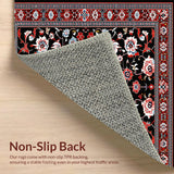 Luxurious Red Damask(Black)