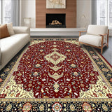 Modern Geometric Medallion Area(Red)