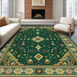 Eclectic Earthy Embroidered Motif(Green)