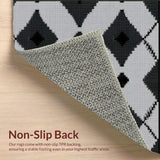 Minimalist Black and White Trellis(Black)