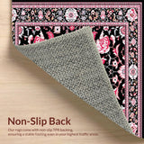 Vibrant Retro Floral Display(Black)