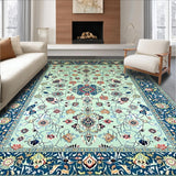 Vintage Floral Medallion Delight(Blue)