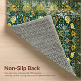 Minimalist Subdued Trellis Texture(Green)