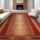 Rustic Earth Tones Textured Appeal(Red)