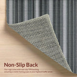 Modern Stripe Harmony with Bold Parallel Lines and Crisp Contrasts Design(Black)