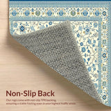 Rustic Blue Tiled Design(Beige)
