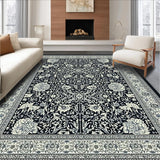 Minimalist Black Floral Texture(Black)