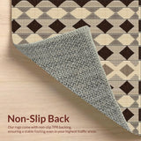 Artistic Modern Checkered Design(Beige)