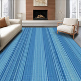 Artful Monochrome Geometric Arrangement(Blue)