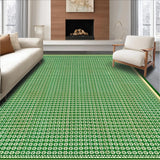 Stylish Trellis Motif in Greens(Green)