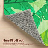 Mid Century Modern Green Boho Entryway(Green)