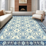 Lively Geometric Floral Fusion(White)