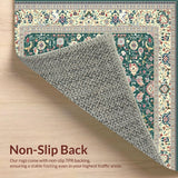 Chic Ivory Floral Motif(Green)