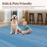 Elegant Geometric Herringbone Texture(Blue)
