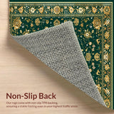 Artful Vintage Swirl Design in Tan(Green)