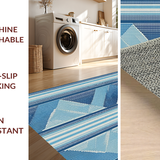 Chic Abstract Diamond Design Approach(Blue)
