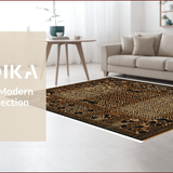 Contemporary Animal Print Area Non Shedding(Yellow)