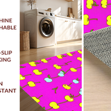 Charming Pink Geometric Play Space(Pink)