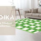 Artful Pastel Diamond Motif(Green)