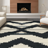 Sophisticated Black and Beige Tiling(Black)