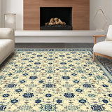 Transitional Floral Motif Elegance(Beige)