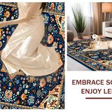 Charming Eclectic Medallion Touch(Blue)