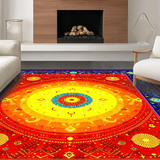 Vibrant Rainbow Chakra Motif(Red)