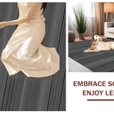 Artisanal Black and White Geometric Weave(Black)