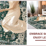 Chic Earthy Tones Abstract Motif(Green)