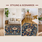 Charming Eclectic Medallion Touch(Blue)