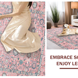 Artful Modern Distressed Composition(Pink)