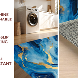 Serene Coastal Marble Design(Blue)