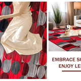 Trendy Abstract Circular Visuals(Red)