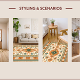 Dark Orange and Green Dorm for Cozy Spaces(Beige)